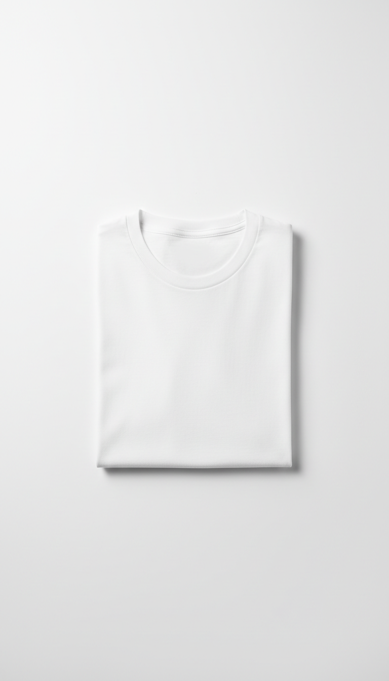 Porcelain White Cotton Shirt Crisp Finish