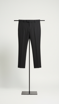 Matte Black Technical Trousers Streamlined