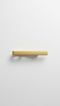 Brushed Gold Minimalist Tie Clip